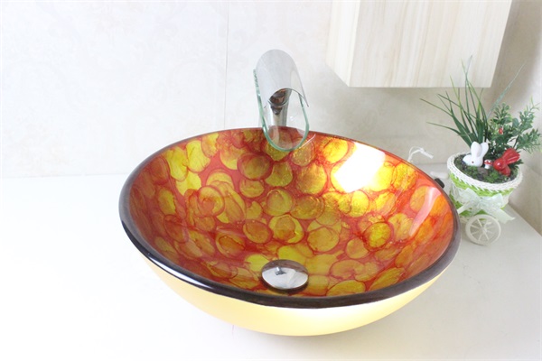 bathroom furniture glass sink